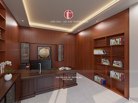 Thiết kế nội thất văn phòng UBND phường Tiền Phong – Không gian làm việc trang trọng và hiện đại